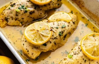 Simple Lemon Herb Baked Hen Breast