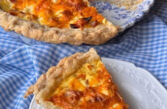 CHEESE QUICHE – Ham and Apple