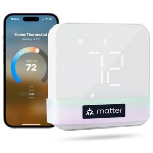 meross Good Thermostat for House, WiFi Thermostat Works with Matter, Alexa, Apple House, Google Assis