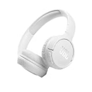 JBL Tune 510BT – Bluetooth headphones with as much as 40 hours battery, microphone for name, foldable and comfy, Android and iOs appropriate (White)