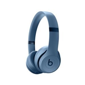 Beats Solo 4 – Wireless On-Ear Bluetooth Headphones, Up to 50-Hour Battery Life, Ultra-Lightweight Comfort, Powerful and Balanced Sound, Apple & Android Compatible – Slate Blue