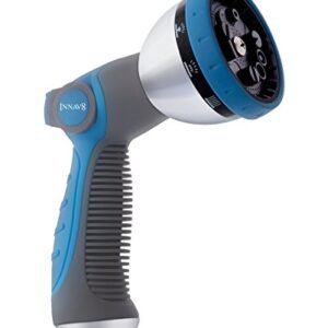 INNAV8 Backyard Hose Nozzle Sprayer Heavy Obligation – Options 10 Spray Patterns, THUMB CONTROL On Off Valv