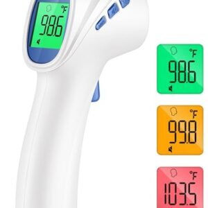 Brow Thermometer for Adults and Youngsters, Digital Child Thermometer with Fever Alarm, Quick Correct Outcomes, Residence Medical & Nurse Necessities