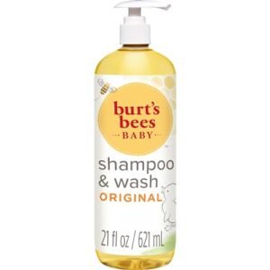 Child Shampoo & Wash, Burt’s Bees Tear Free Cleaning soap, Child Care, Unique, 21 Ounce (Packaging Might Fluctuate)