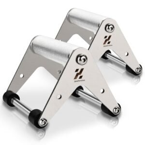 Push Up Stand, Pushup Handles for Energy Coaching, Heavy-duty Stainless Metal Push Up Bars Fitness center Train Tools, Maintain As much as 500lbs, 1 Pair