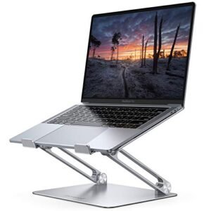 Lamicall Adjustable Laptop computer Stand, Transportable Laptop computer Riser, Aluminum Laptop computer Stand for Desk Foldable, Er