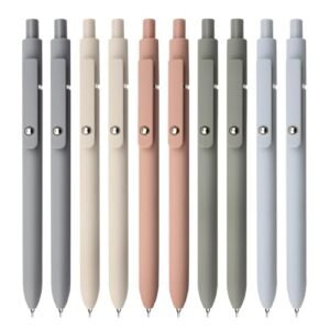 UIXJODO Gel Pens, 10Pcs 0.5mm Black Ink Pens Fantastic Level Easy Writing Pens, Excessive-Finish Sequence Retractable Pens for Journaling Observe Taking, Cute Workplace College Provides Presents for Girls (10 Pcs Morandi)
