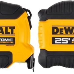 DEWALT Atomic Compact Collection 25 ft. Tape Measure (DWHT38125S) (Pack of two)