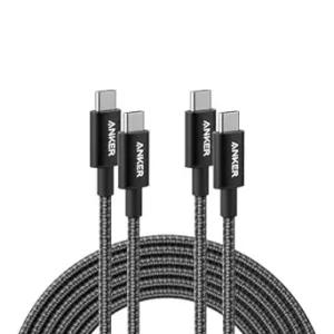 Anker USB C to USB C Cable (10FT, 2Pack), Sort-C 1...