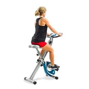 XTERRA Health Folding Train Bike, 225 LB Weight Capability, Cordless, Battery Powered with Stable X