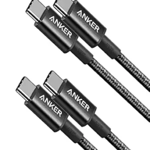 Anker USB C to USB C Cable (3.3FT, 2Pack), Kind-C 100W Charger Wire Quick Charging for iPhone 17 Seri