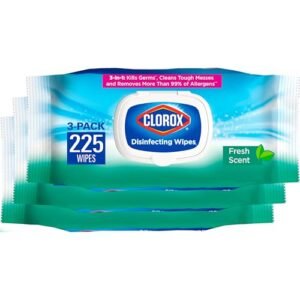 Clorox Disinfecting Wipes, Bleach Free, Family Necessities, Recent Scent, Moisture Seal Lid, 75 Cle