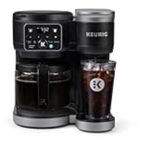Keurig Okay-Duo Sizzling & Iced Single Serve & Carafe Espresso Maker, MultiStream Expertise, 72oz Reservoir (