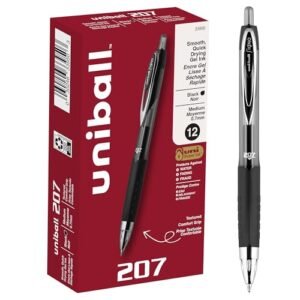 uni-ball 207 Retractable Gel Pens Medium Level, 0....