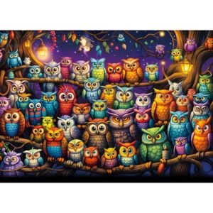 TangComplete – Owl Household Puzzles for Adults 1000 Items, Jigsaw Puzzles for Adults 1000 Piece, Difficult Recreation Toys, Inconceivable Puzzle, Household Ornament Puzzle
