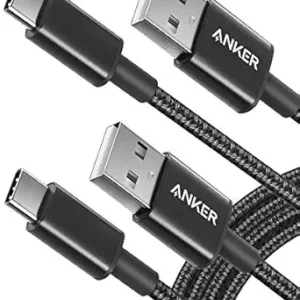 Anker Cable [2 Pack 6ft], USB A to USB C Cable for...