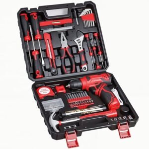 Device Set – 8V Cordless Drill Set, 132 Piece Dwelling Device Set With Hand Drill, Device Package for Ladies & Males, Good for House owner, Diyer, Handyman