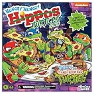 Hungry Hungry Hippos: Teenage Mutant Ninja Turtles Version Sport | Ages 4 and Up | 2 to 4 Gamers | K