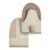 KitchenAid Beacon Two-Tone Non-Slip Mini Oven Mitt Set, Milkshake/Beige, 5.5″x8″, 2 Piece