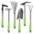 WORKPRO 6-Piece Backyard Device Set, Heavy Responsibility Gardening Hand Instruments with Smooth Rubber Deal with, Together with Trowel, Rakes, 2-in-1 Hoe and Crack Weeder, Preferrred Gardening Presents for Males and Ladies