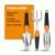 Fiskars 3-in-1 Backyard Device Set, Consists of Trowel, Transplanter, and Cultivator for Outside Gardening, Ergonomic Yard Device Equipment